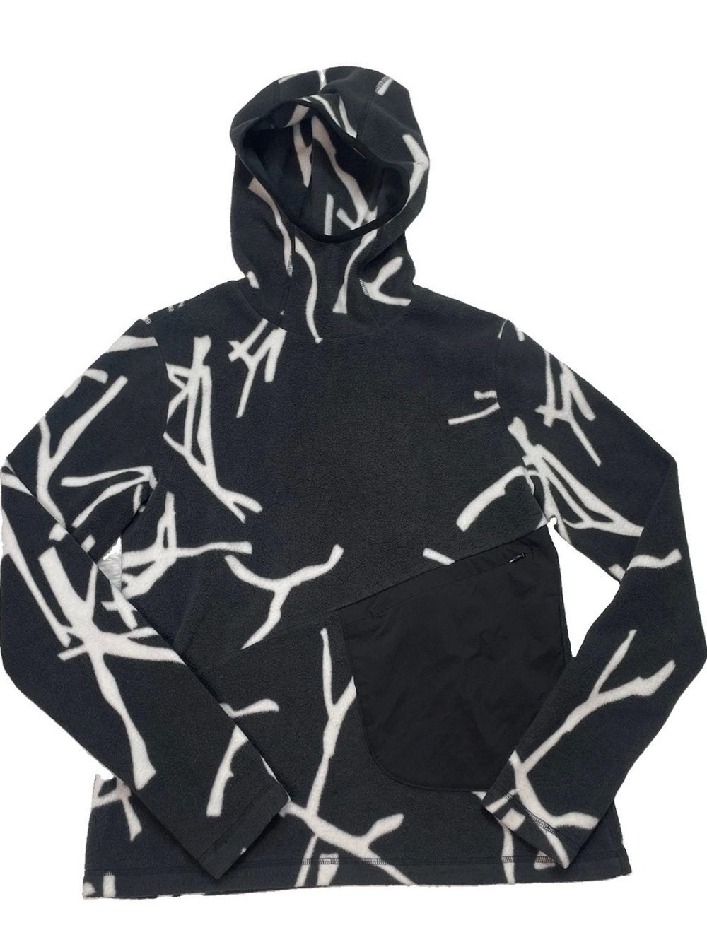 Indyeva Women’s Size S Small Fleece Hoodie Sweater Zip Pocket Outdoor Hiking
